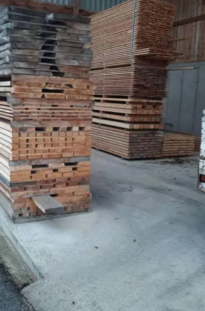 Schnittware, sägerau