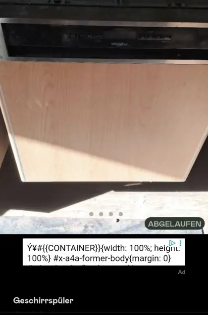 Geschirrspüler Whirlpool