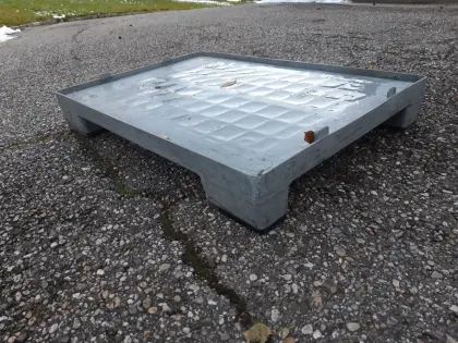 Kunststoffpalette Plastikpalette Europalette Outdoor Holzbox