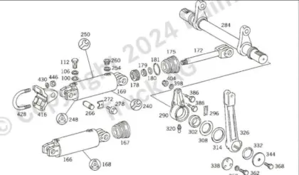 UNIMOG Heckkraftheber 403 406 416
