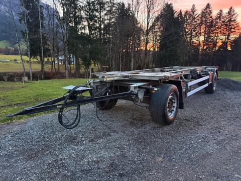 Lafette Wechselbrückenanhänger Ballenwagen