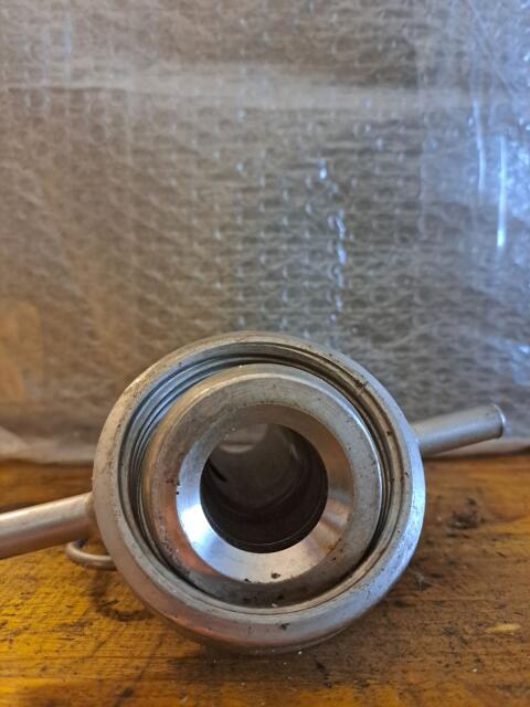 Auslauf Milchleitung