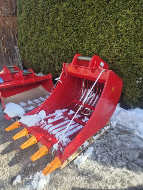 Sieblöffel Gitterlöffel Baggerlöffel