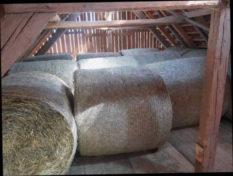 Heu Rundballen Bio Betrieb