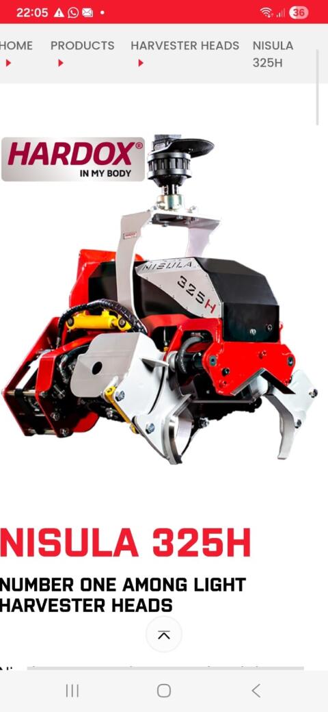 Holzvollernter Nisula 325 H Pro