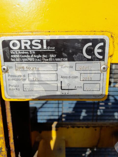 Stapler mit Arbeitsbühne für Obstbau