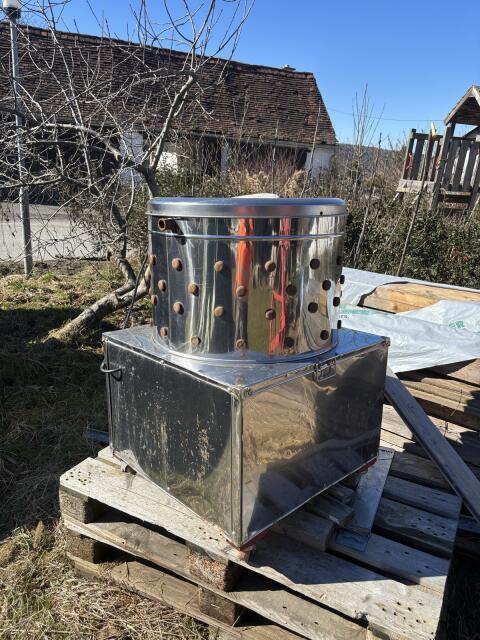 Geflügel Rupfmaschine