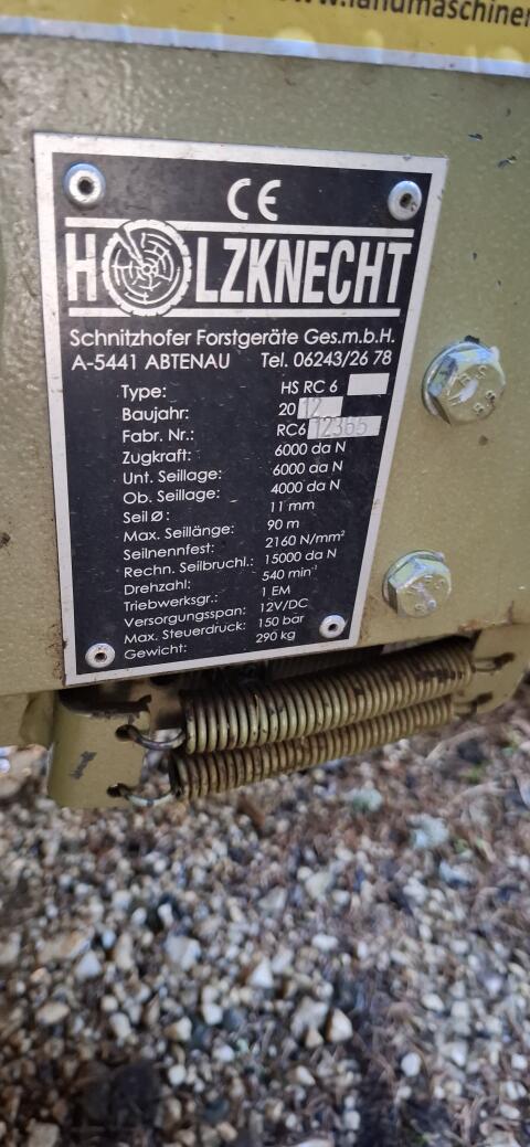 Holzknecht Seilwinde HS RC 6