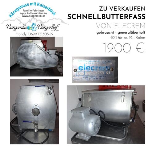 Butterfass Buttermaschine