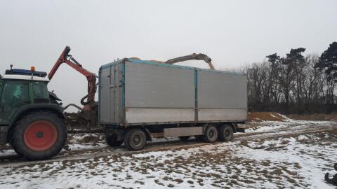 Großvolumenkipper Riedler Aluaufbau 50 m³