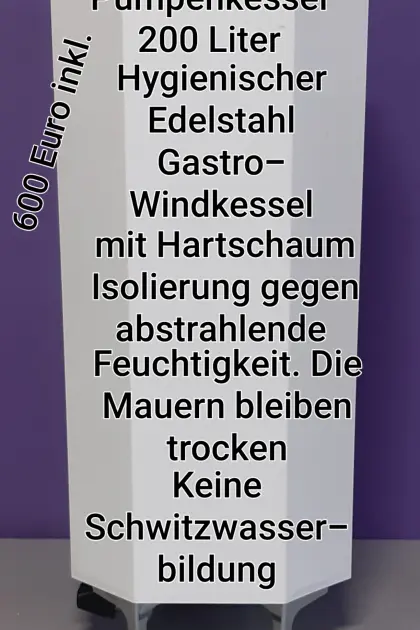 Windkessel für Hauswasserwerk Druckkessel bis max. 6 bar
