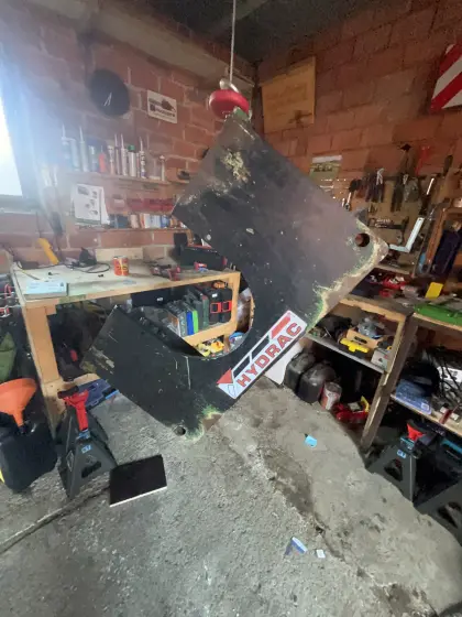 Schneepflugplatte von Hydrac