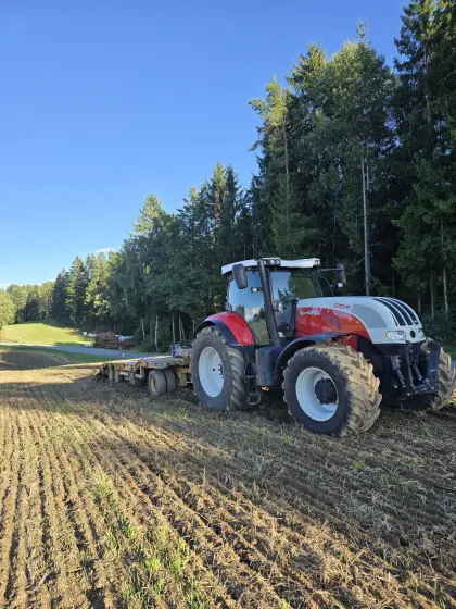 Tieflader Goldhofer mit langen Rampen