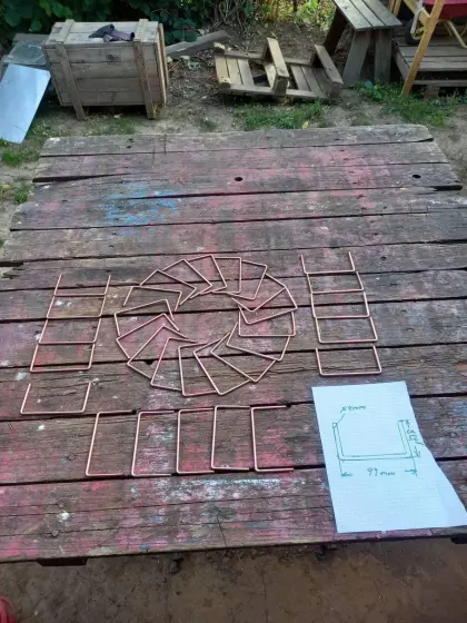 Filigran gehaltene U-Bügel 4 mm