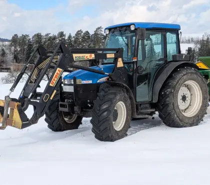 New Holland TN70 D nur 2.900 Bstd. mit Frontlader