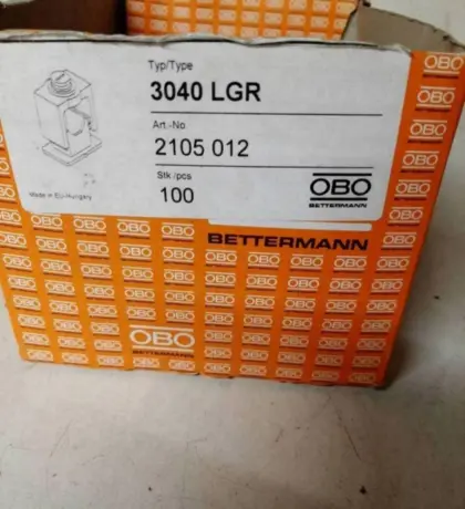 OBO Bettermann Elektro-Schellen 3040 LGR 2037