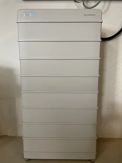 Komplette Sungrow Anlage mit Notstromfunktion