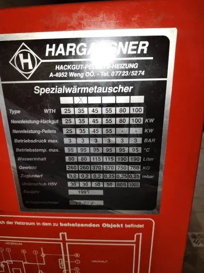 Hargassner Hackschnitzel-Heizung 35 kW