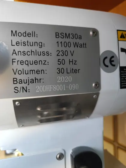 Teigknetmaschine Beeketal BSM30a
