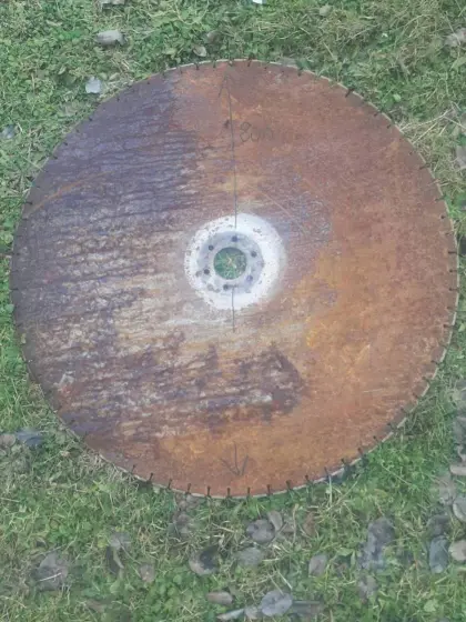 Stumpfes Diamant-Sägeblatt