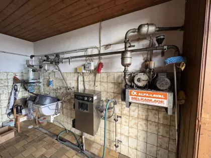 Komplette Melkanlage, 3er Tandem