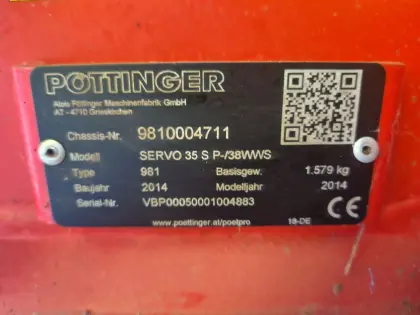 Pöttinger Servo 35S 5-Scharer Plus