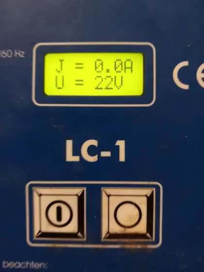 El. Betäubungszange für Schweine