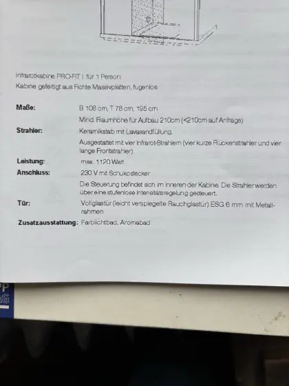 Infrarotsauna