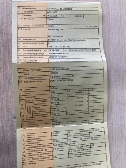 Auto zu verkaufen Nissan NP 300 Navara