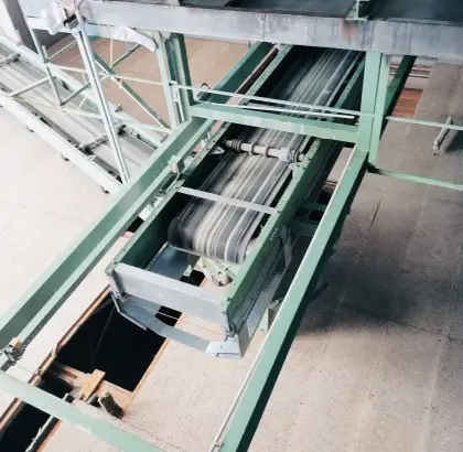 Förderband 35 m Länge mit Überdachung Doubrava