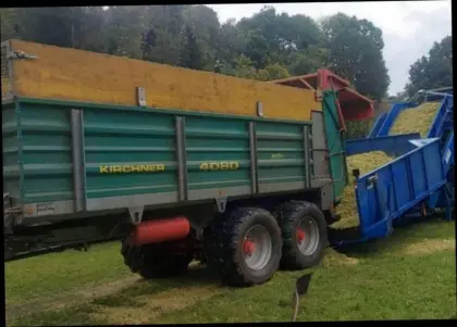 Hydr. Heckklappe für Kirchner Miststreuer