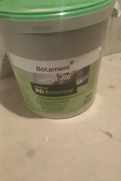 Botament RD2 1 Kübel voll übrig geblieben zum Abdichten