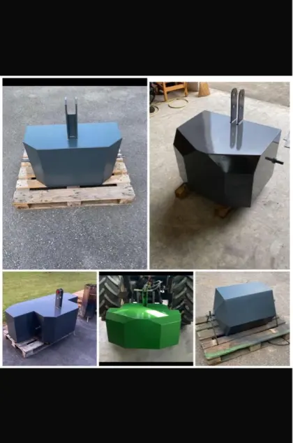 Frontgewicht 300 kg - 1.700 kg