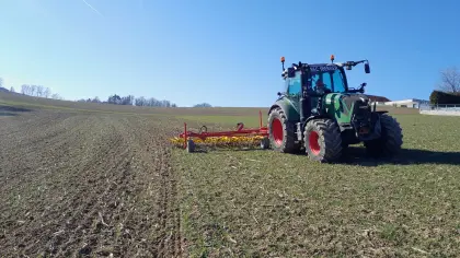 Mechanische gegen Unkraut APV Vario Striegel