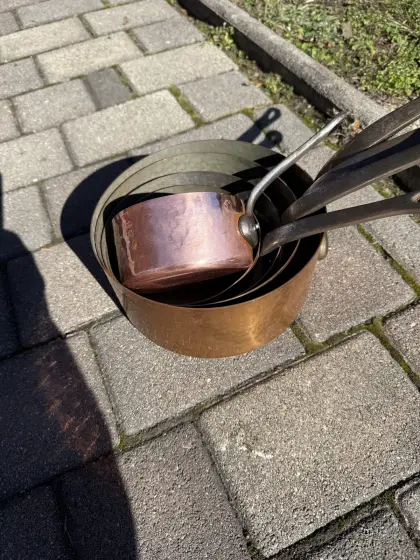 Kupfer Kochgeschirr Töpfe
