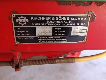 Miststreuer Kirchner T 2060