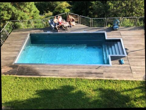 Edelstahl Schwimmbad