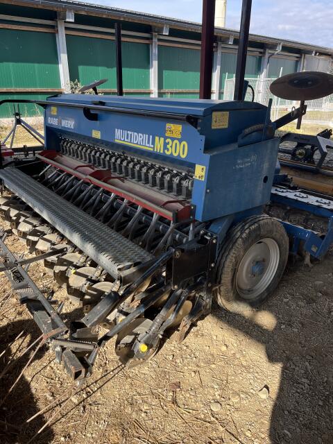 Sähmaschine und Kreiselegge Raabe Multidrill M300