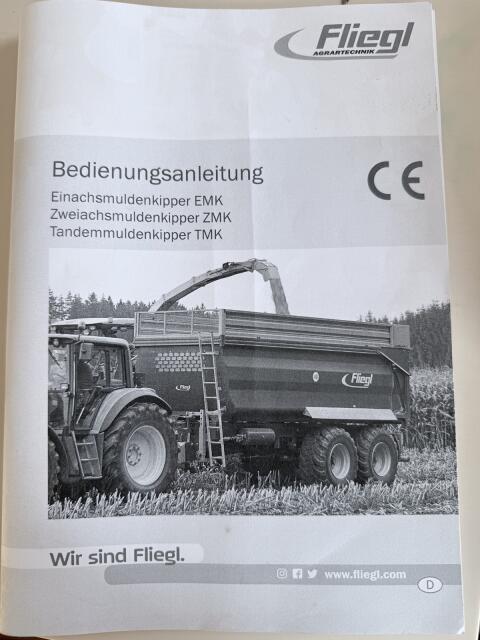 Anhänger Fliegl Tandem Muldenkipper TMK 140 Fox