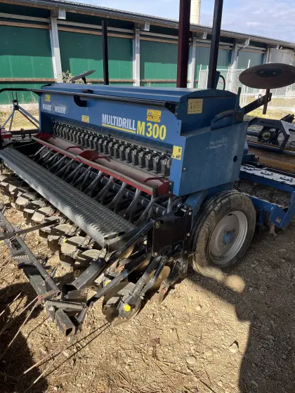 Sähmaschine und Kreiselegge Raabe Multidrill M300