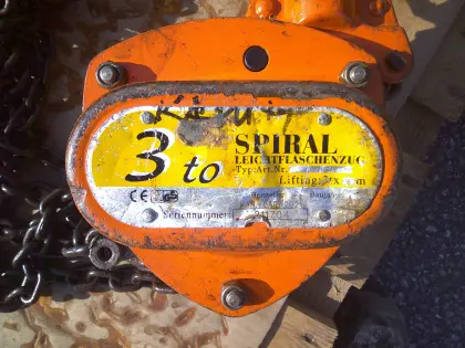 3 t Kettenzug 2 Strang 6 m