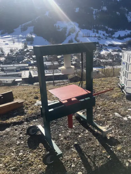 Verkaufe hydr. Obstpresse