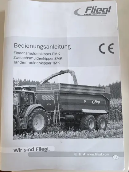 Anhänger Fliegl Tandem Muldenkipper TMK 140 Fox