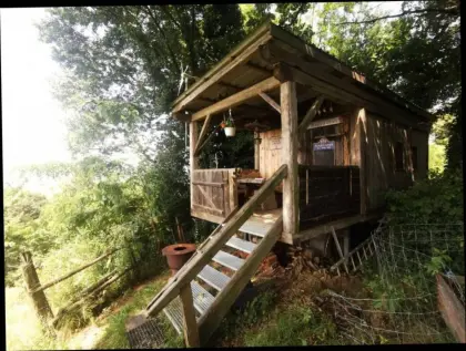 Mobile Jagd-/Fischerhütte