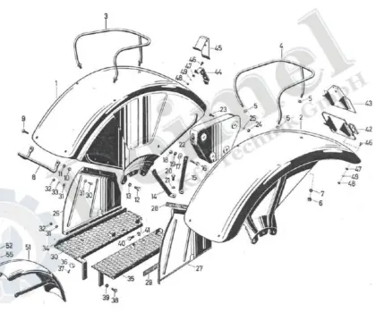 Suche Kotflügel hinten Steyr 190