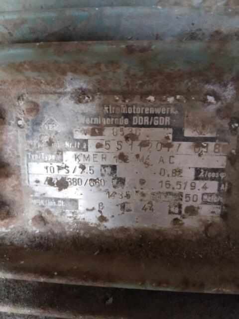 Starkstrommotor für alte Riemenkreissäge