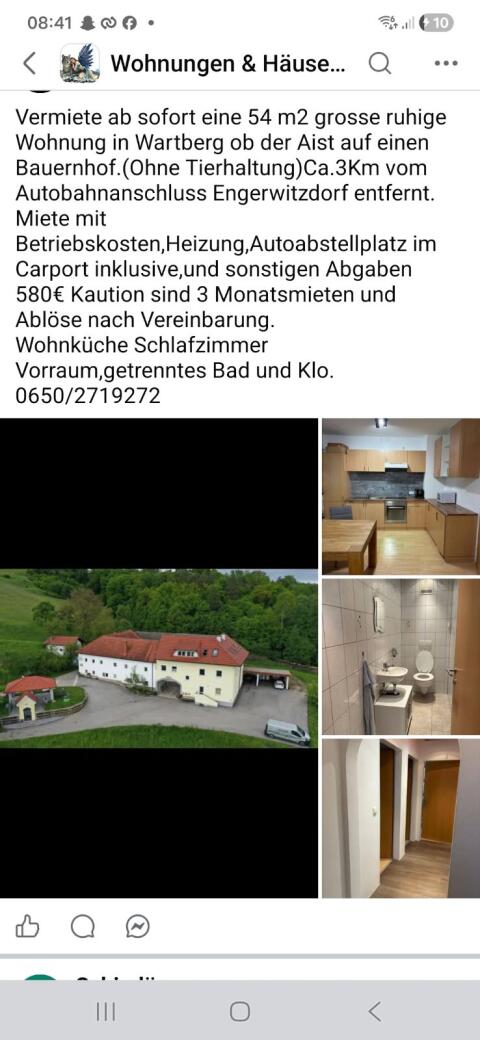 Wohnung zu vermieten