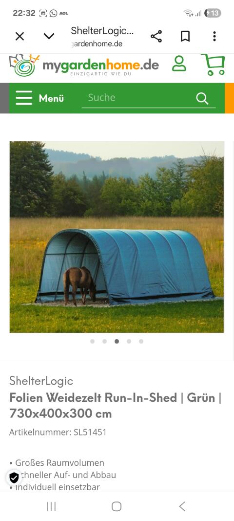 Shelterlogic Weidezelt