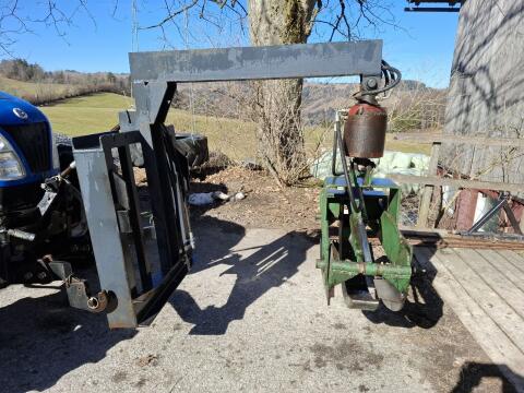 Rückezange, Schneeketten, Hubgerüst