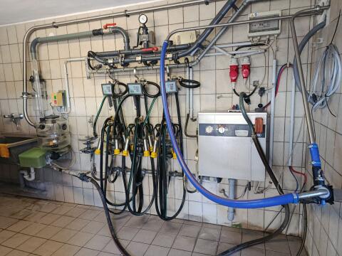 Rohrmelkanlage Westfalia Gea